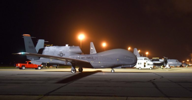 an RQ-4 Global Hawk drone
