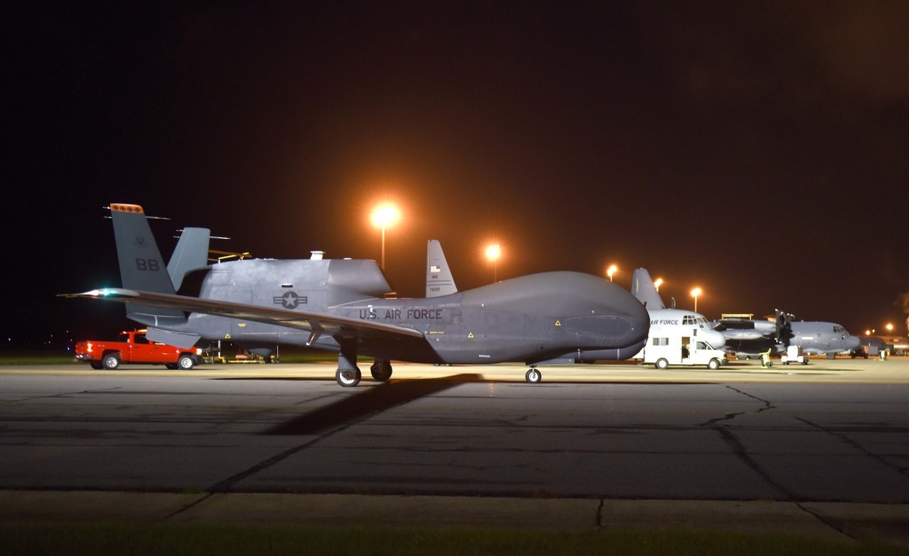 an RQ-4 Global Hawk drone