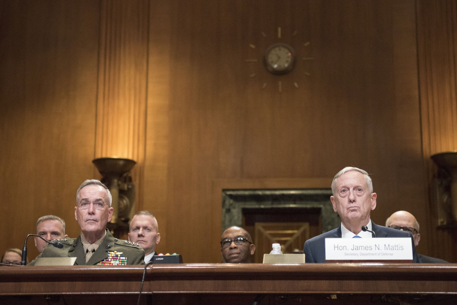 James Mattis Joseph Dunford Pentagon Defense Department