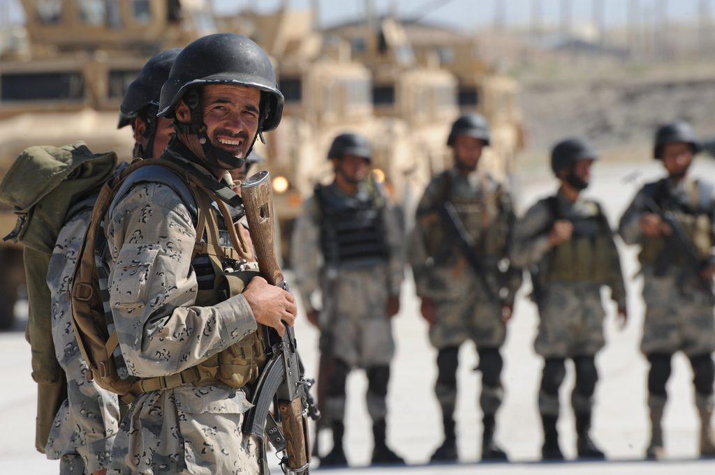 This ANBP unit has been partnered with Soldiers of the 10th Mountain Divisions 1st Brigade Special Troops Battalion.