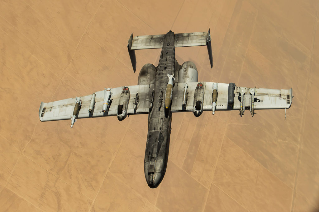 A-10 Thunderbolt underside