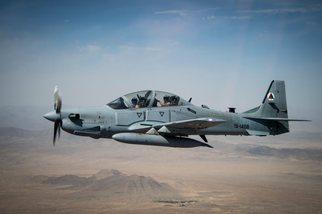 A-29s Super Tucano over Afghanistan