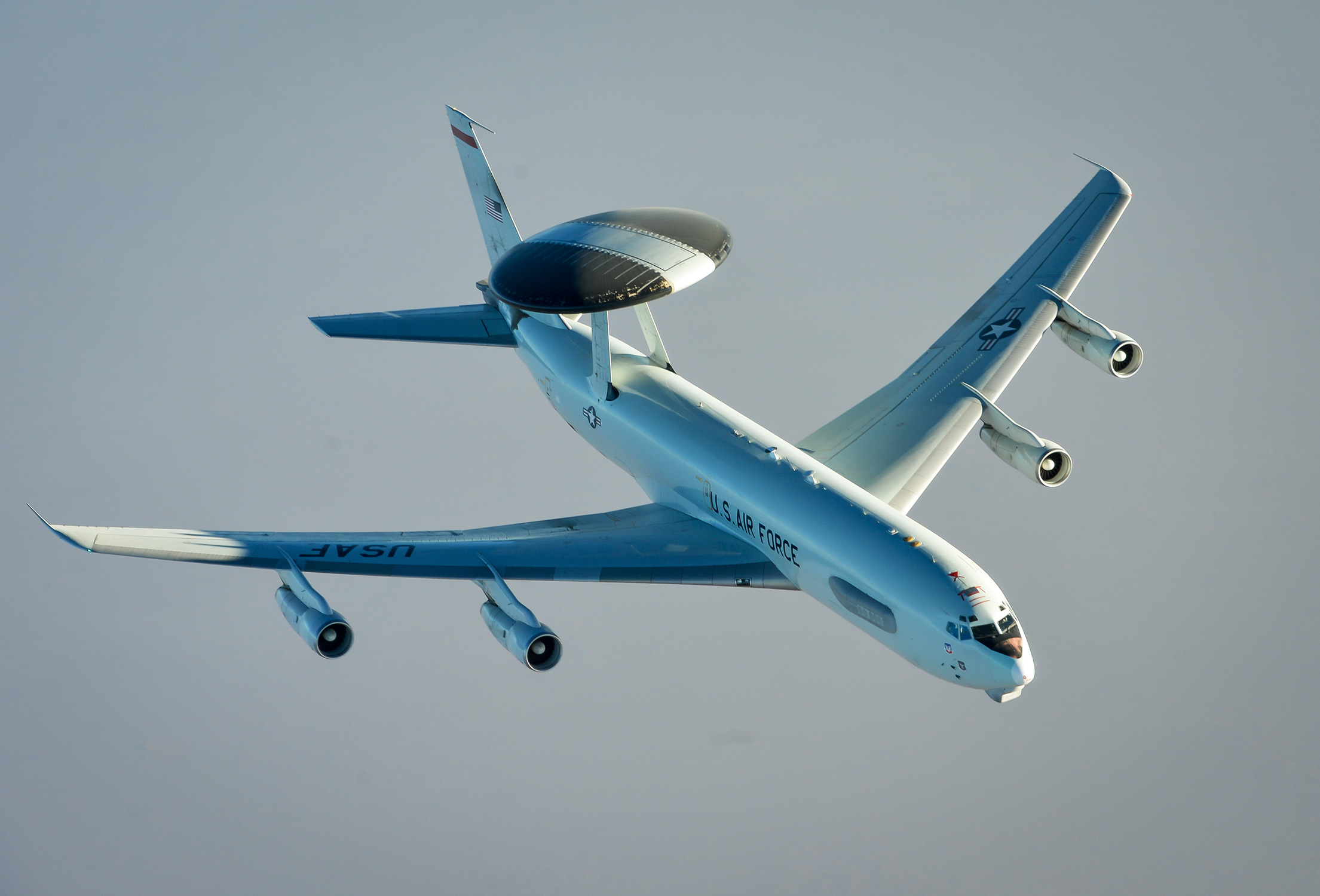 US Air Force E-3 Sentry AWACS aircraft