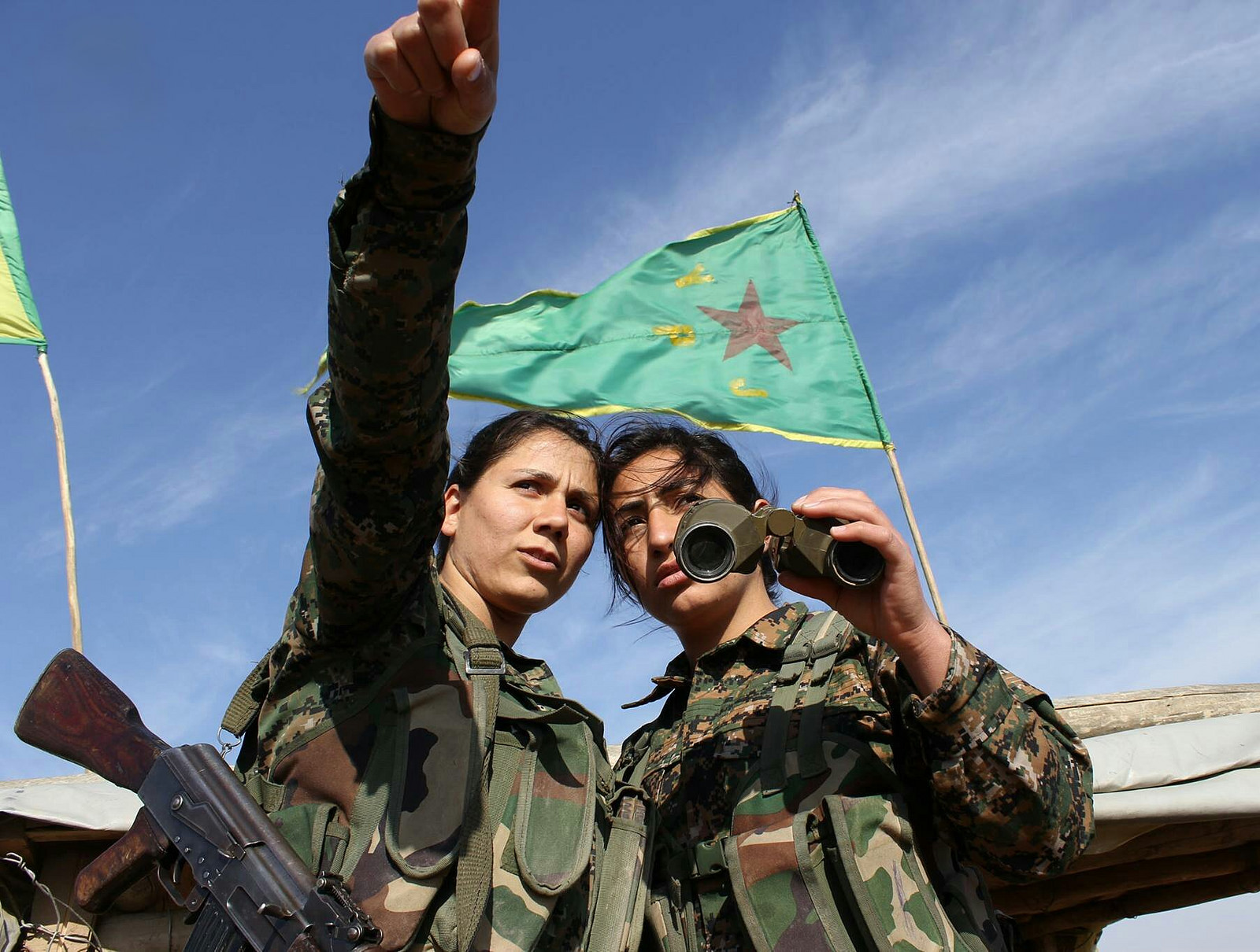 Syrian Kurdish YPJ fighters, March 2015.