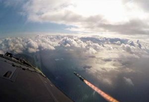 Brimstone 2 missile launched from a Eurofighter Typhoon