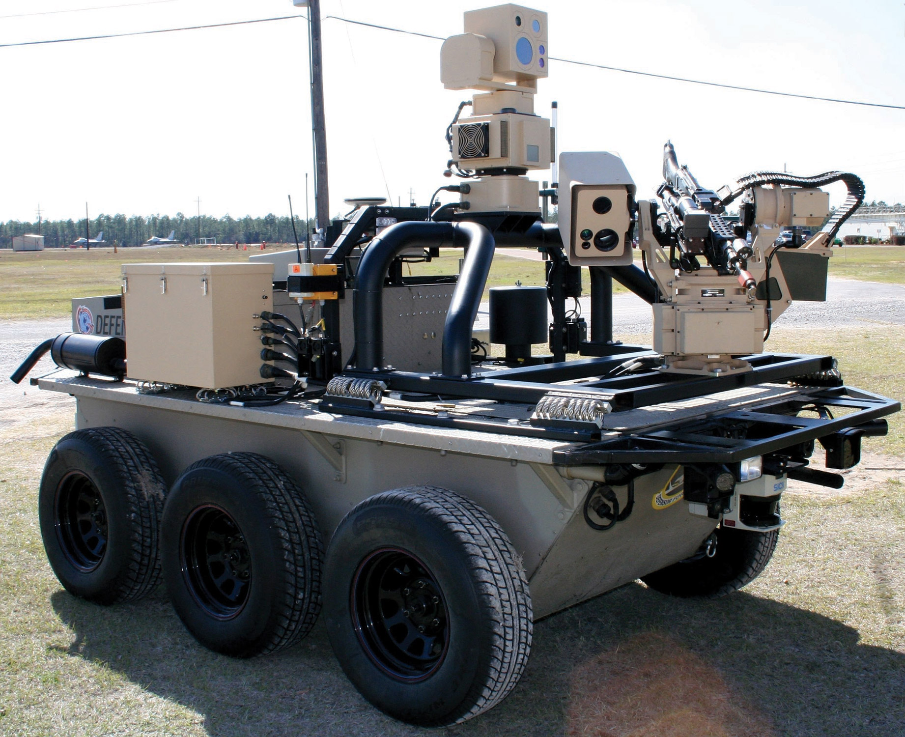 Defender armed autonomous robot