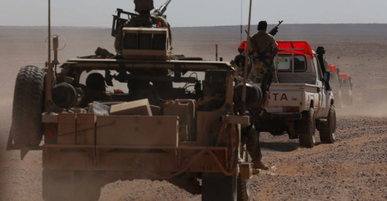 MaT patrols near At Tanf