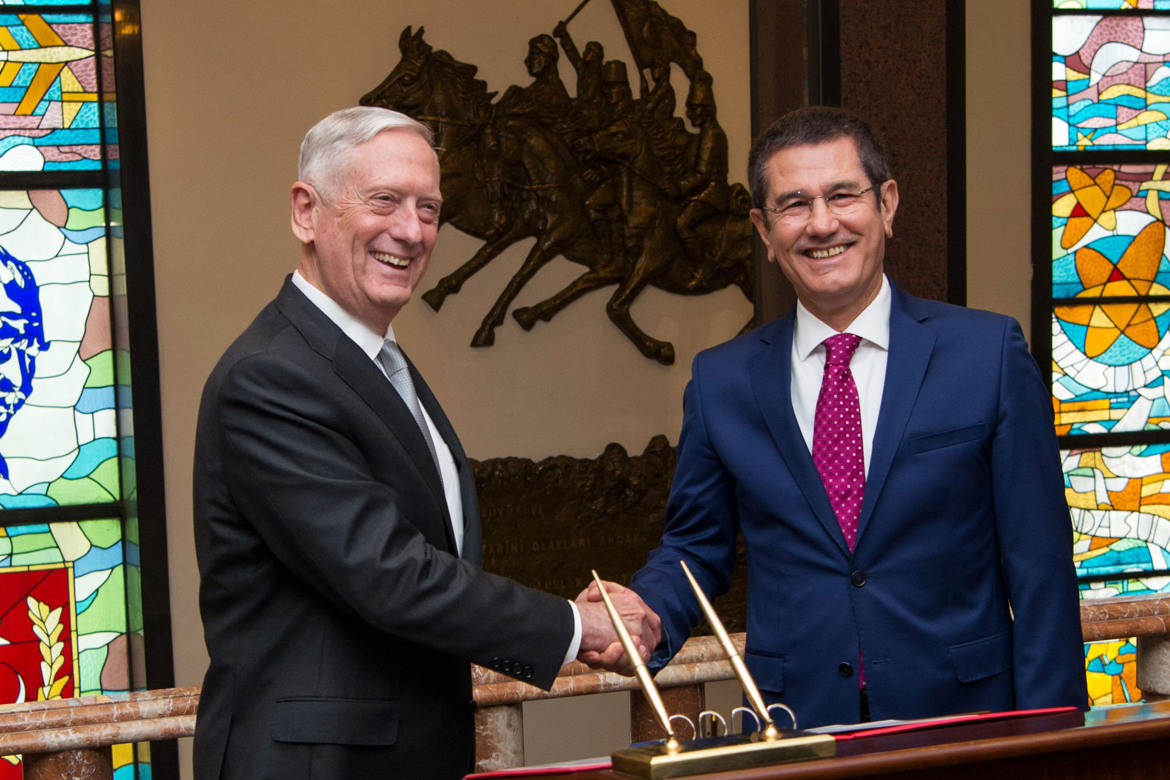 Jim Mattis with Nurettin Canikli