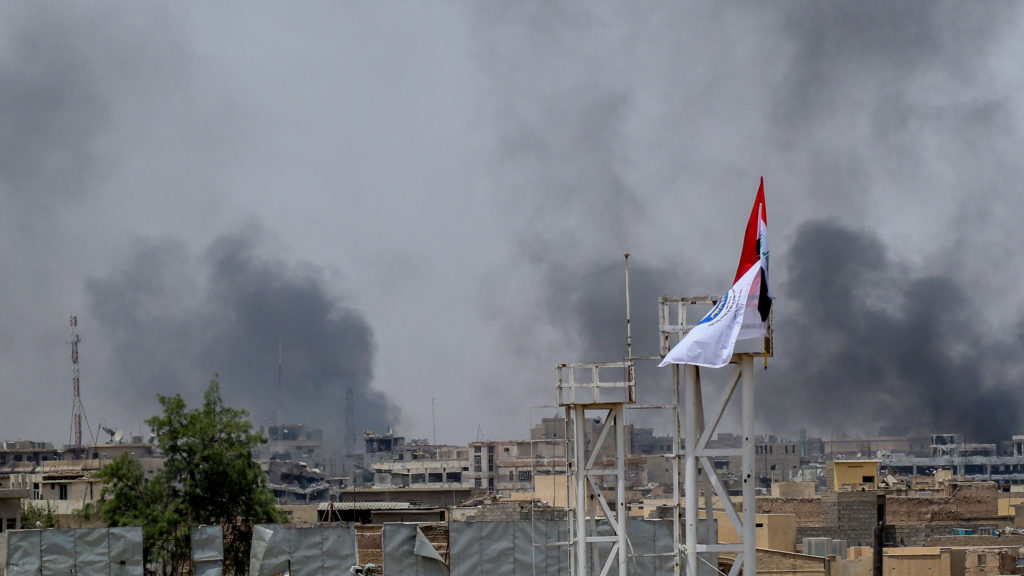 The Old City of Mosul, Iraq, during the battle
