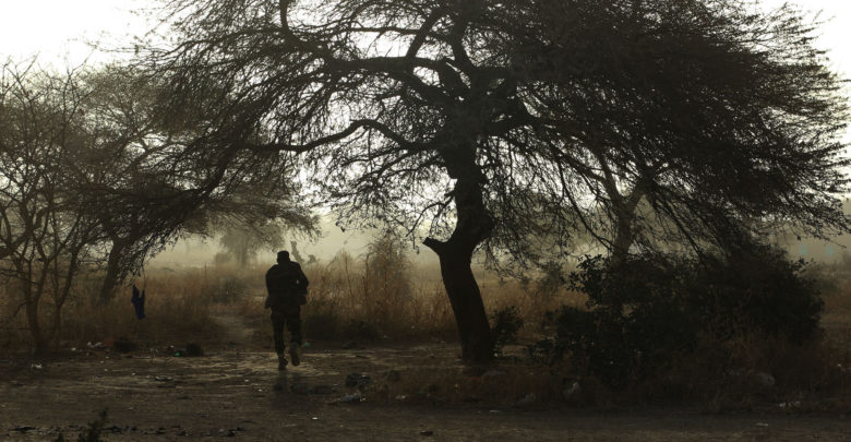 Niger Army patrol leader