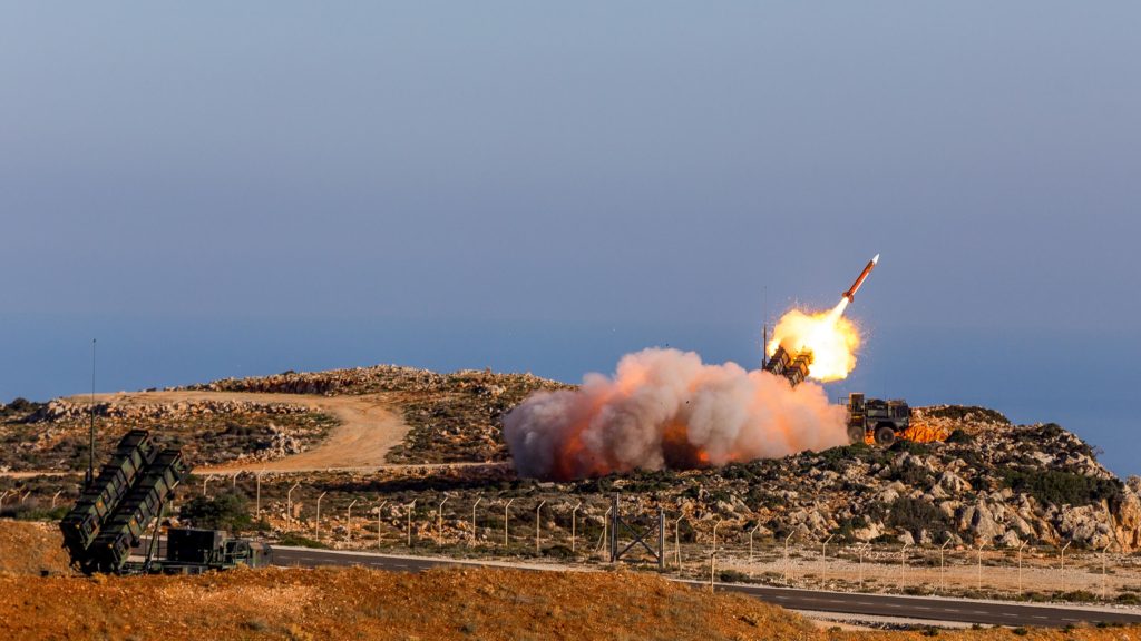 Patriot missile system fired in Greece