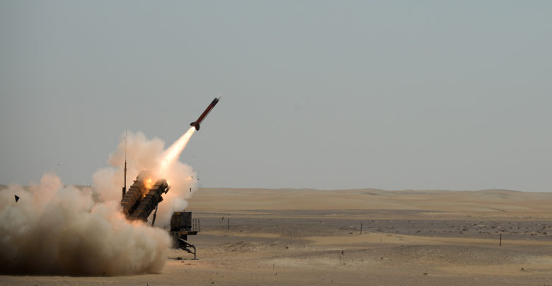 Patriot missile launch
