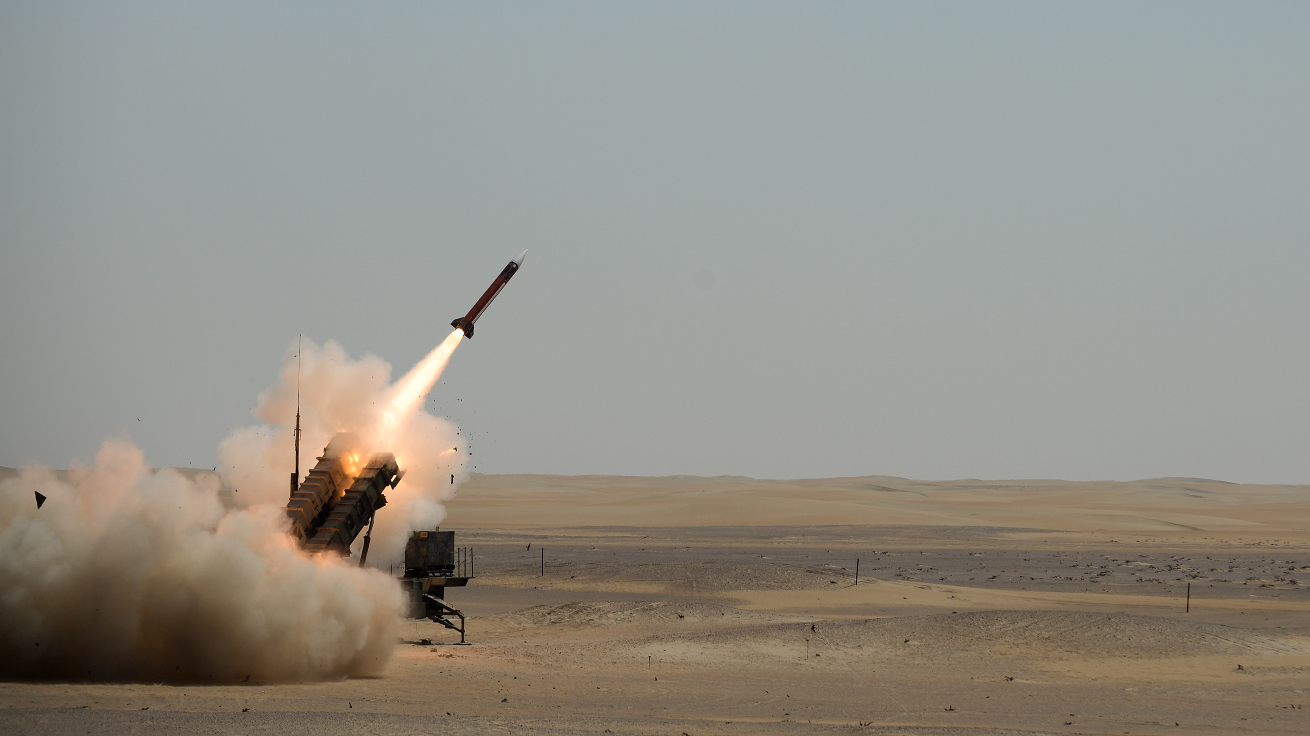 Patriot missile launch