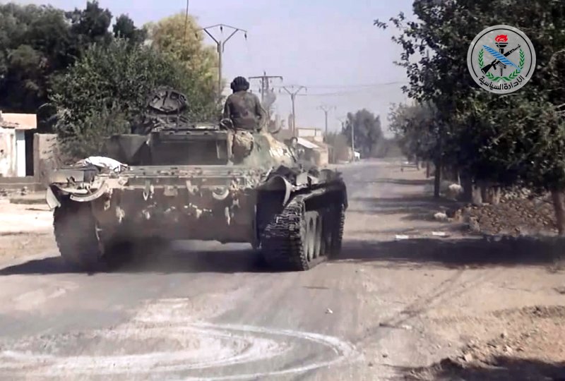 Syrian Arab Army forces in Deir Ezzor city