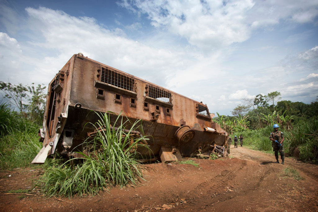 MONUSCO peacekeeper in DR Congo