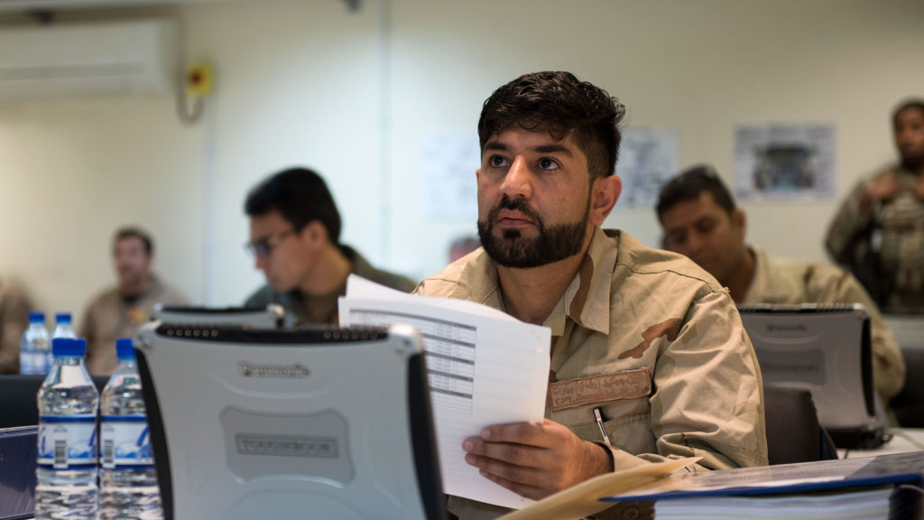 Afghan Air Force pilots begin first UH-60A Black Hawk flight training