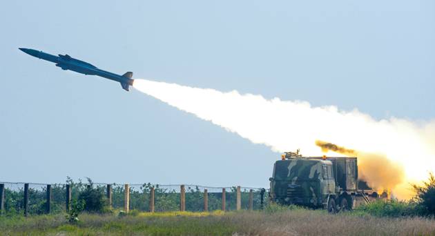India's Akash missile launch