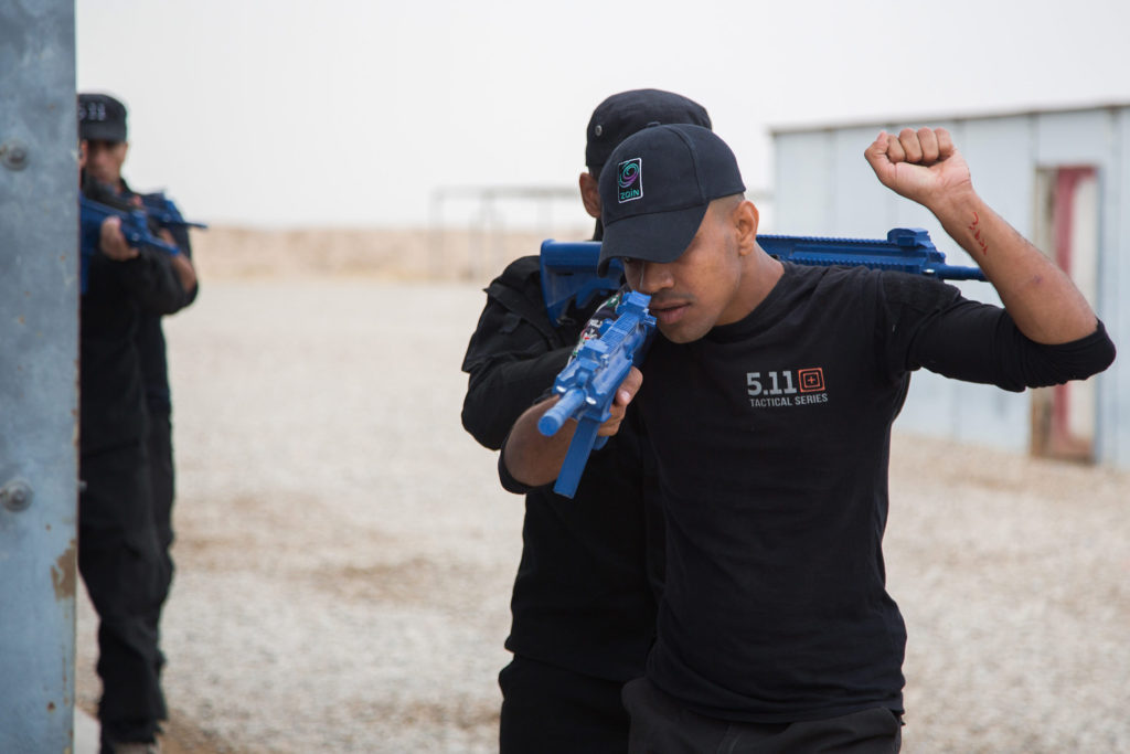 Iraq border guard training