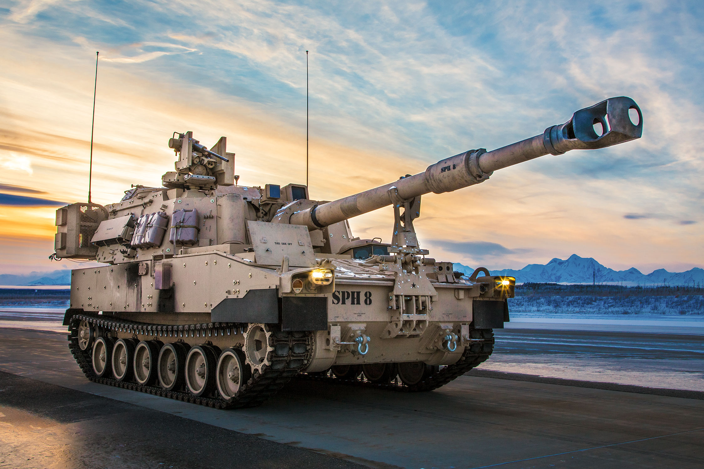 US Army M109A7 Paladin howitzer