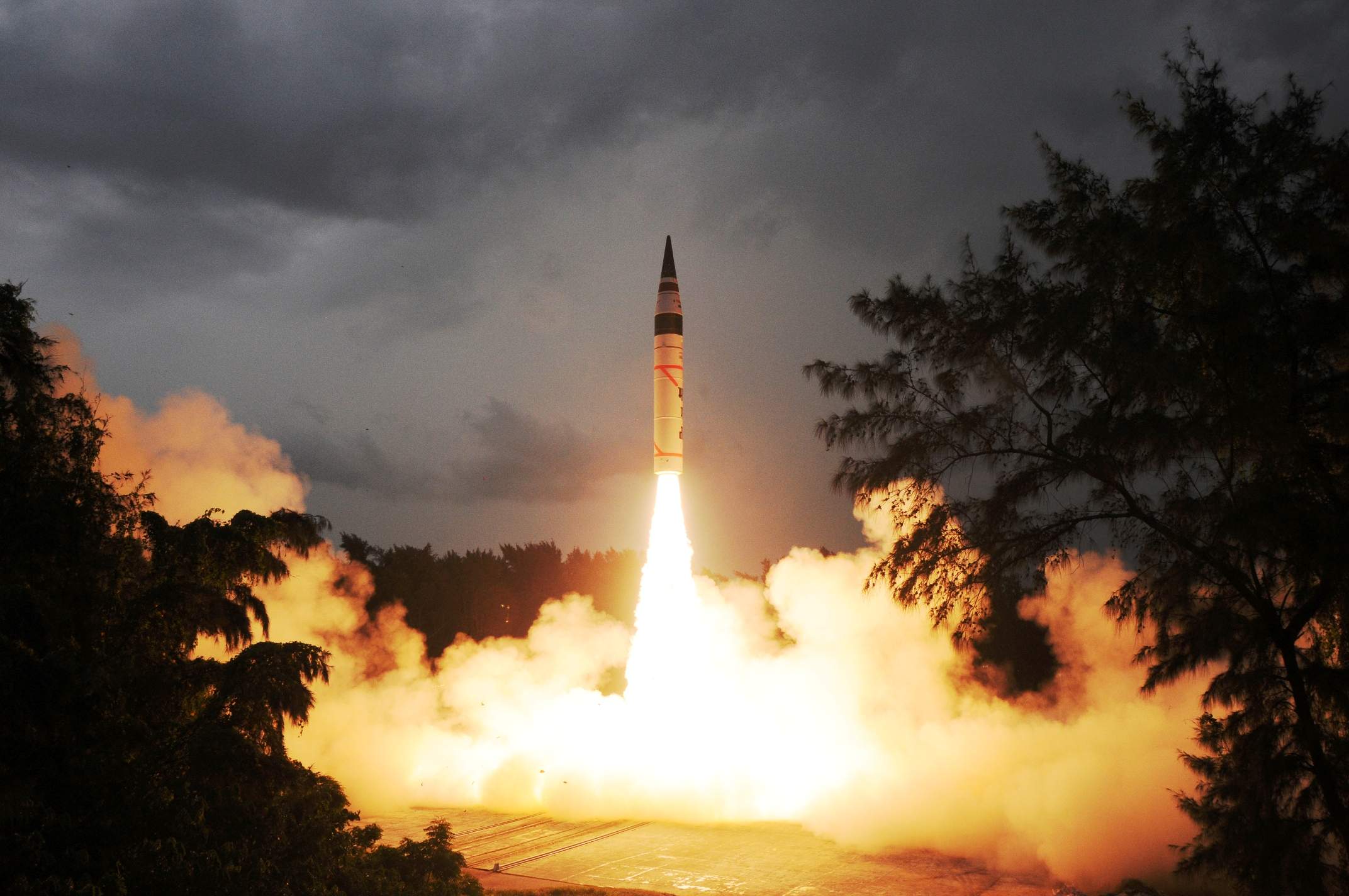 India's nuclear capable Agni-5 ICBM