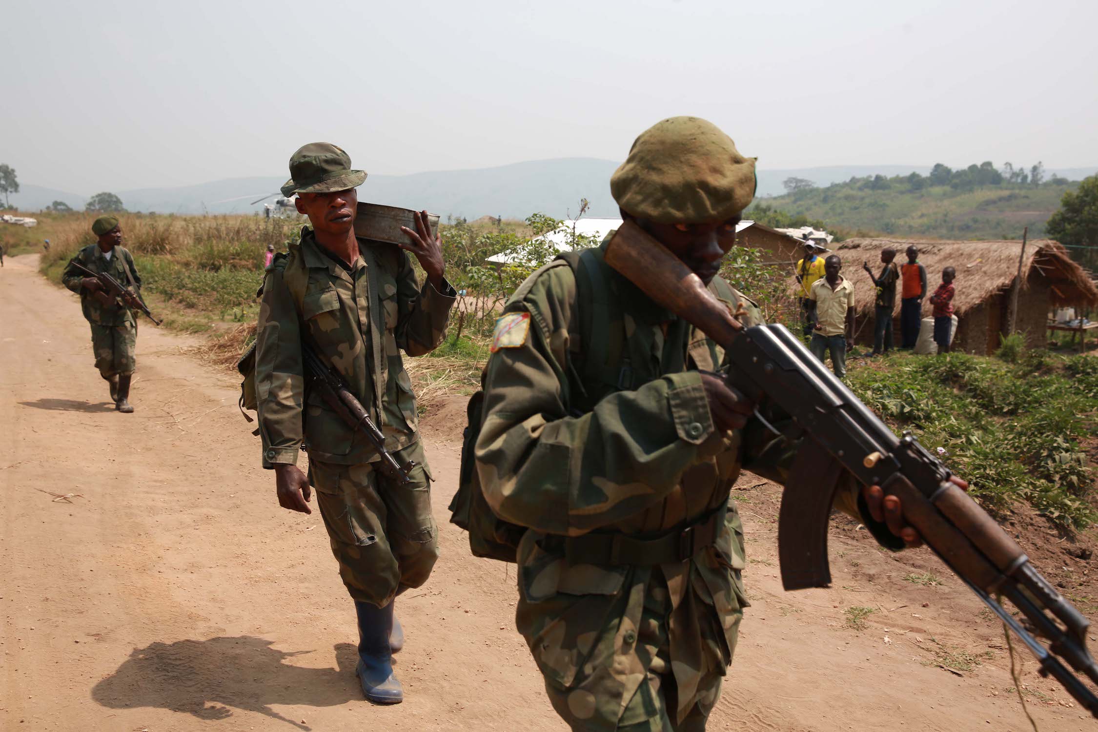Democratic Republic of Congo soldiers