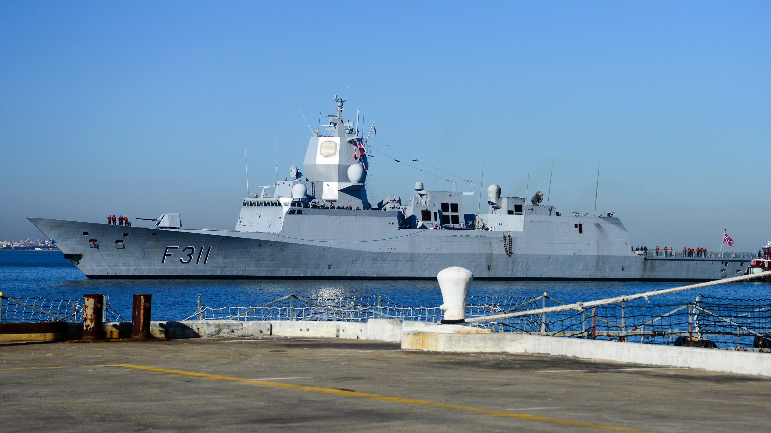HMNoS Roald Amundsen in Norfolk, Virginia