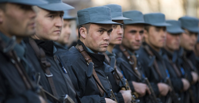 Afghan National police students