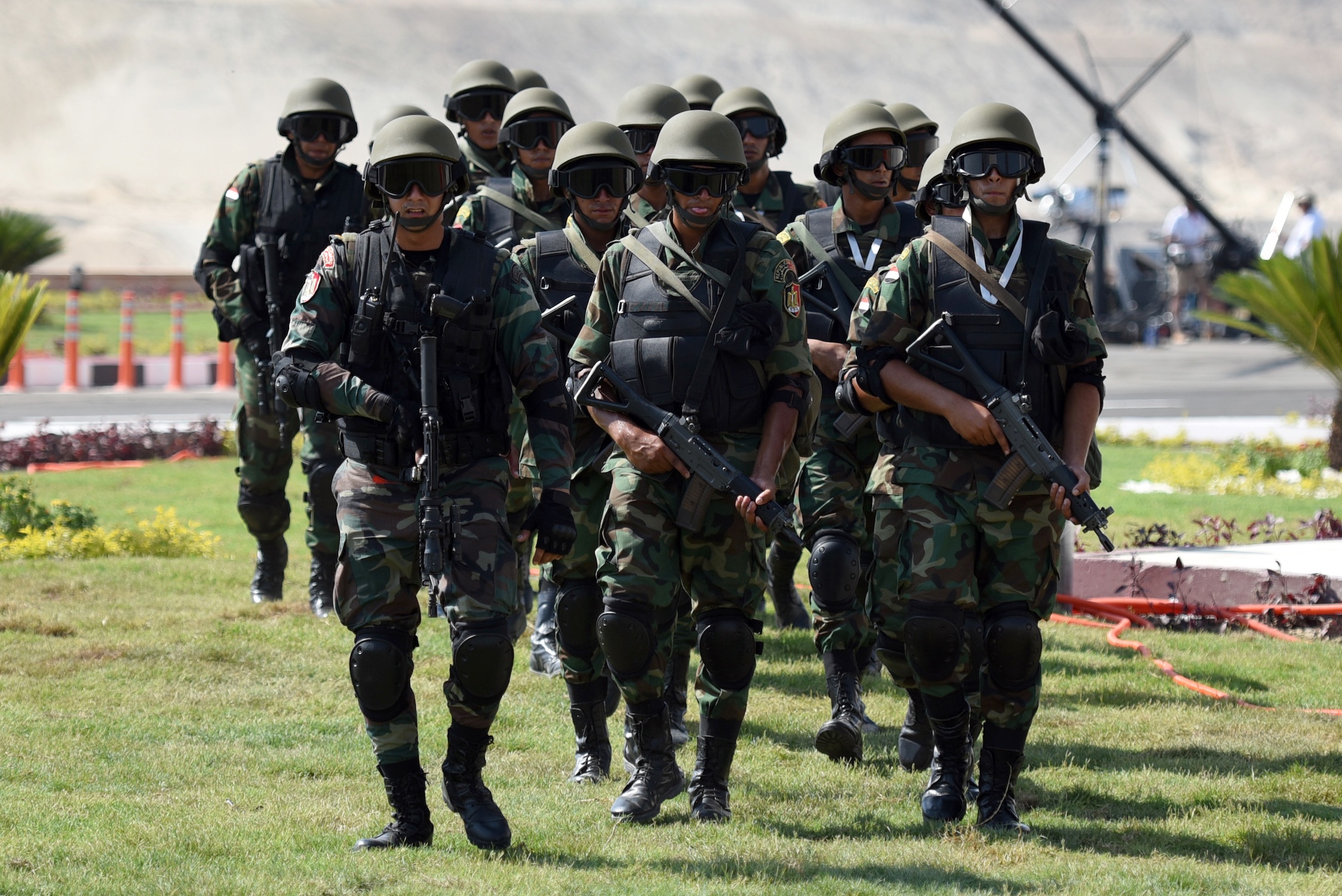 Egyptian soldiers