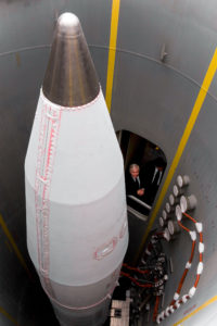 Defense Secretary Robert Gates in GMD missile silo