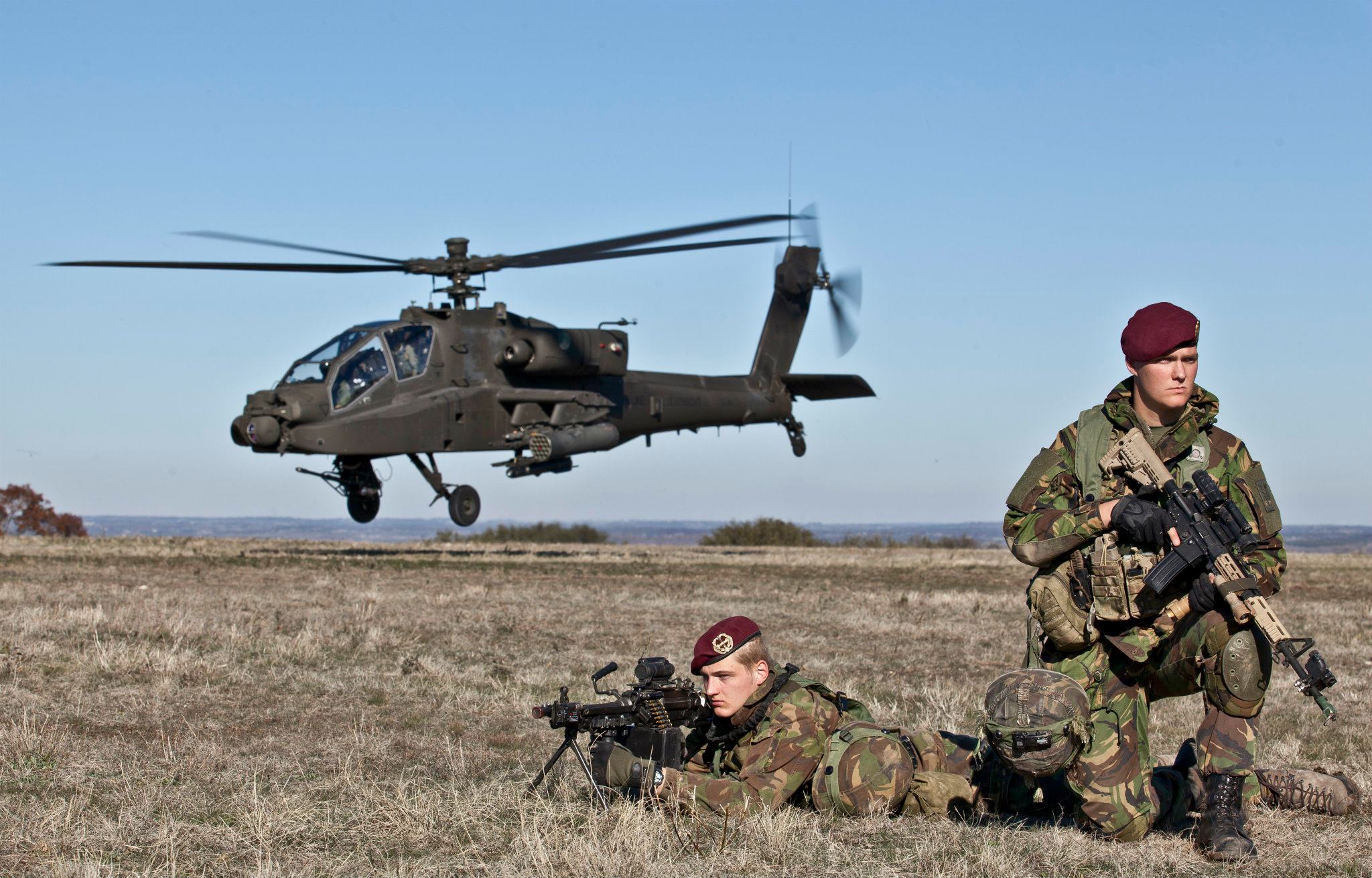 Dutch AH-64 Apache helicopter