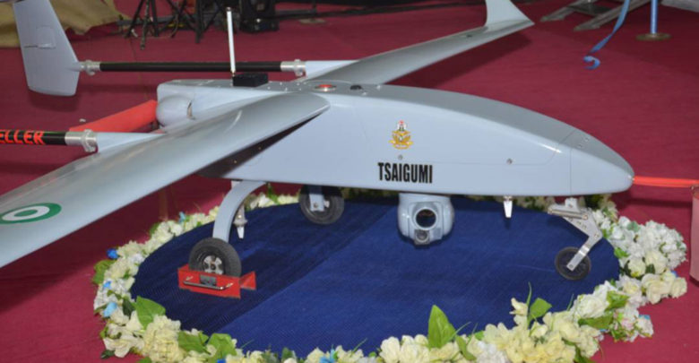 Nigeria Tsaigumi drone