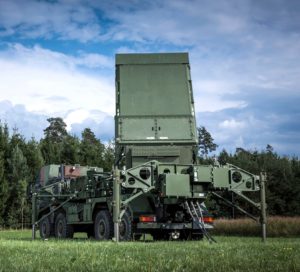 MEADS Multifunction Fire Control Radar, shown in its German configuration