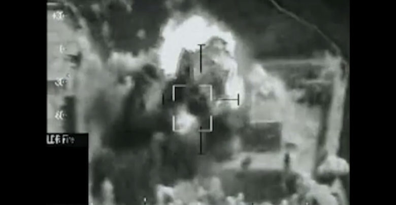 A-29 Super Tucano drops laser-guided bomb in Afghanistan