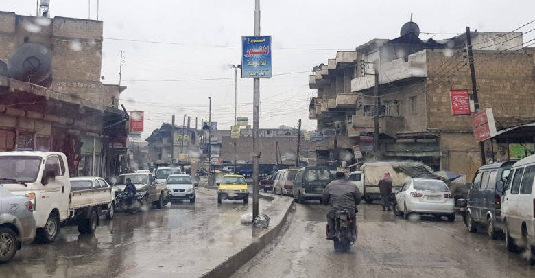 Manbij, Syria town centre