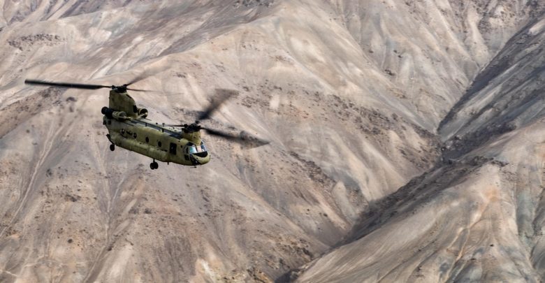 CH-47F Chinook helicopter, Afghanistan