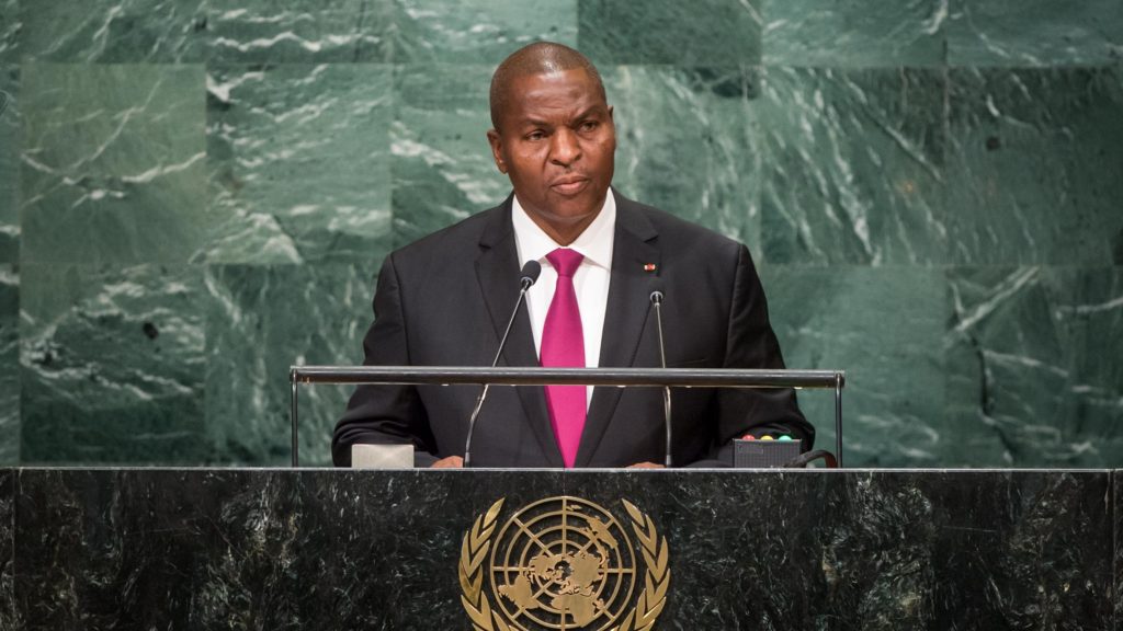 Central African Republic President Faustin Archange Touadera