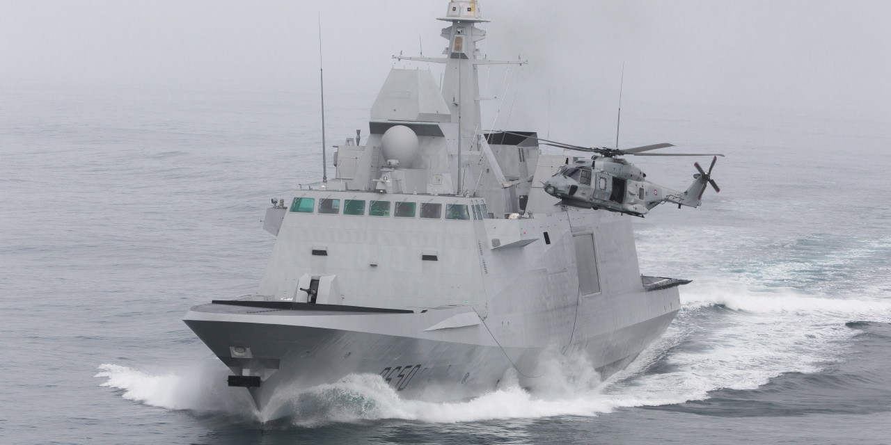 French FREMM frigate Aquitaine
