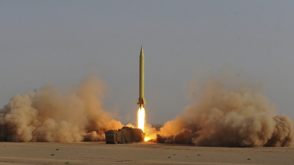 Iran tests a Shahab-3 medium-range ballistic missile