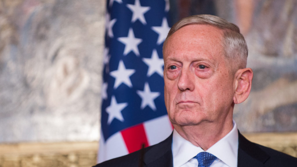US Defense Secretary James Mattis