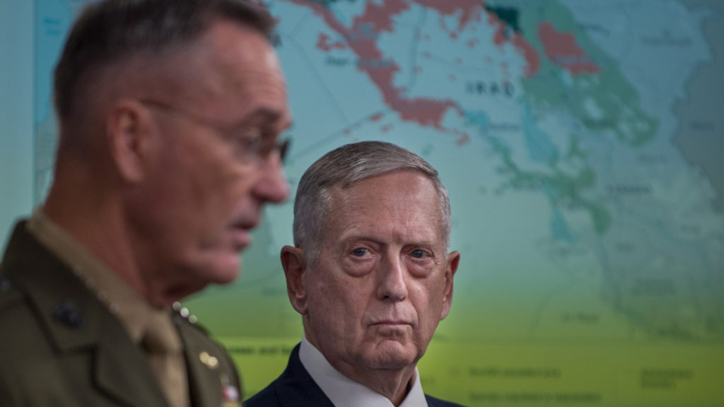 Mattis and Dunford briefing on ISIS