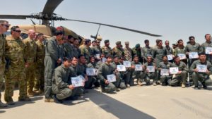 Afghan Air Force UH-60 Black Hawk pilots