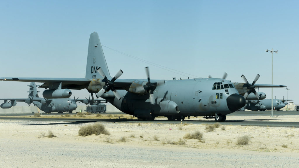 EC-130H Compass Call supports CJTF-OIR