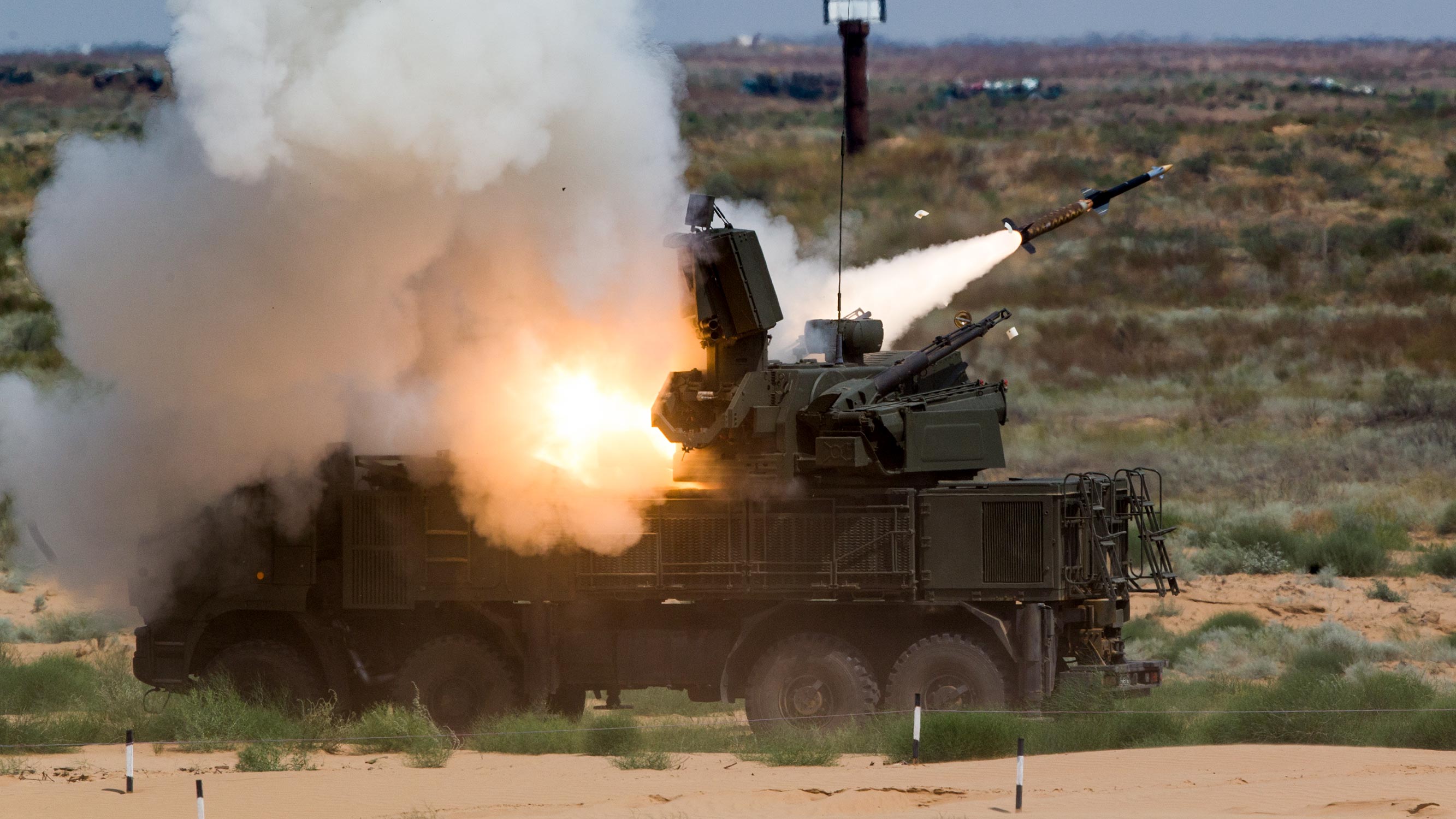 Pantsir-S air defense missile-gun system