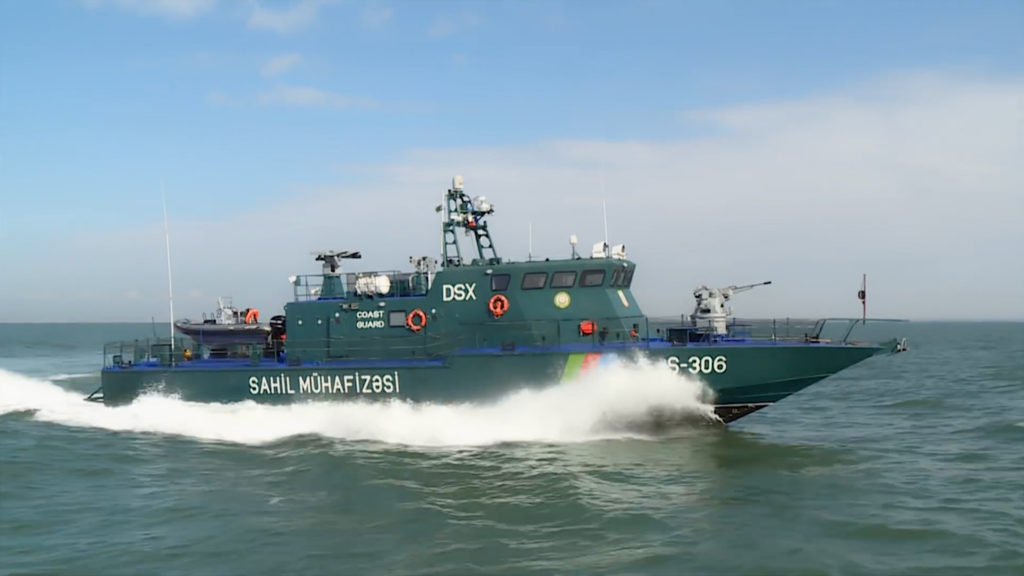 Azerbaijan's Shaldag Mk V fast patrol boat
