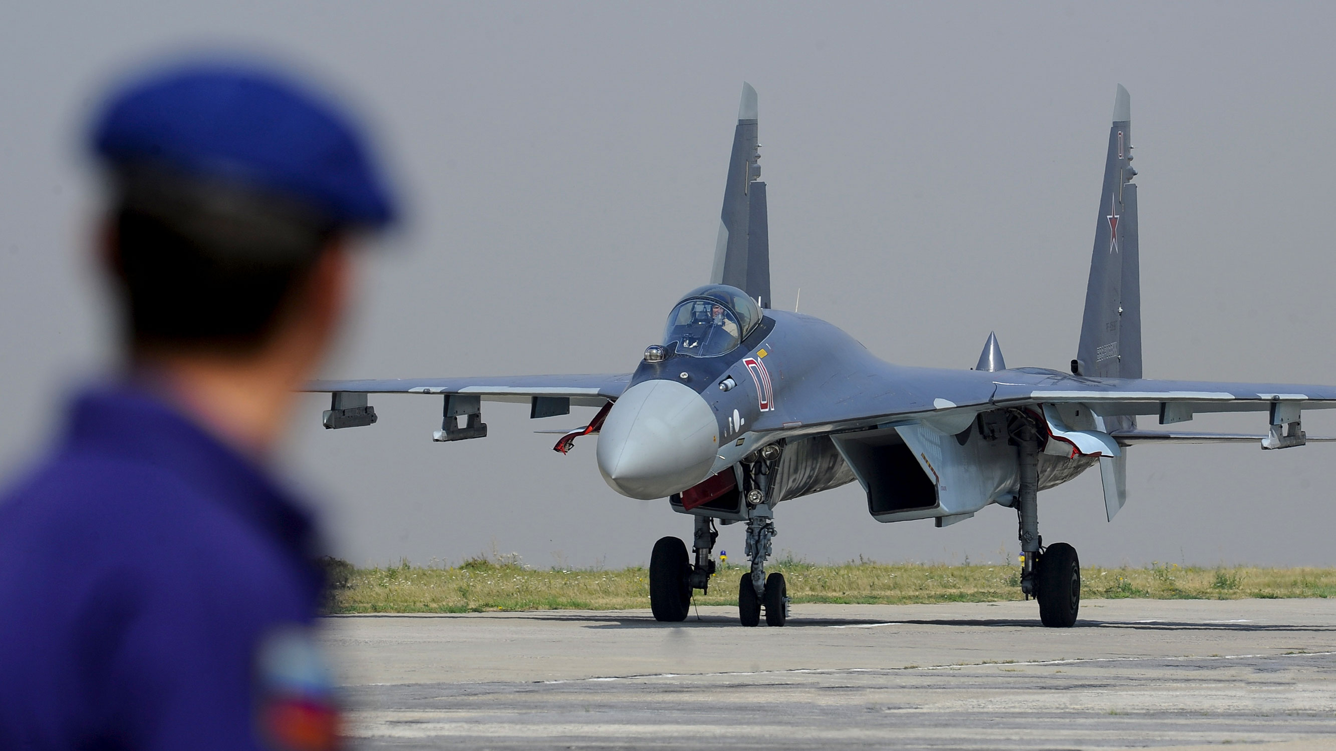 Russian Sukhoi Su-35 multi-role fighter aircraft