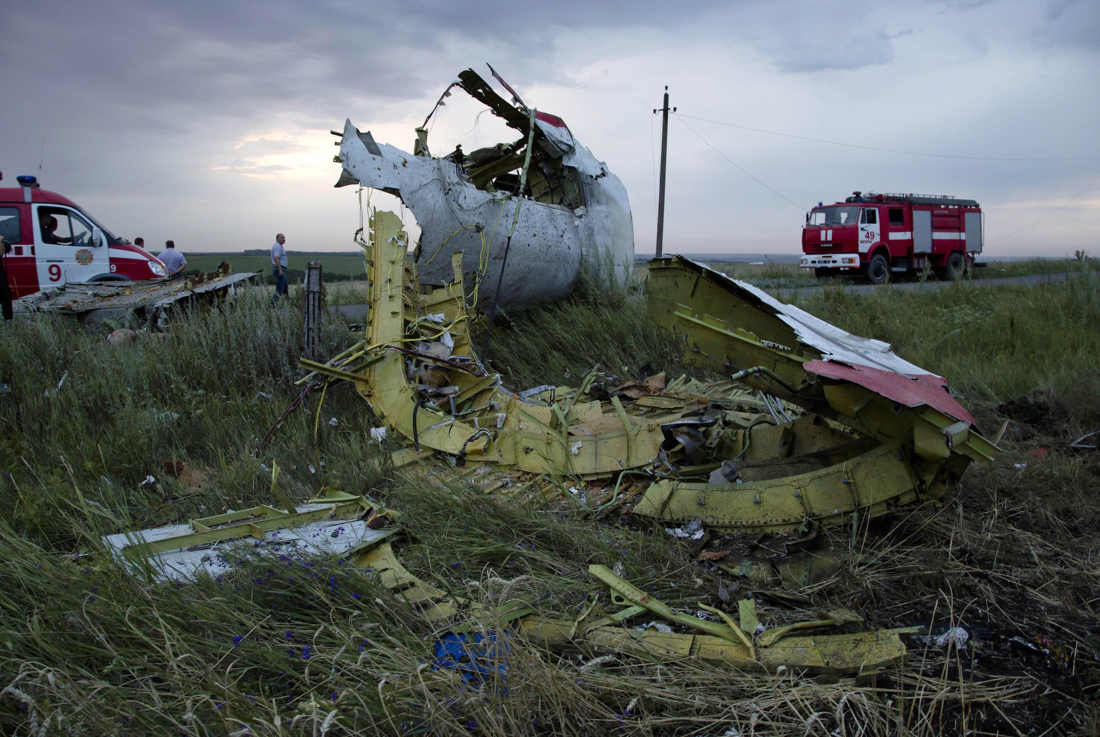MH17 crash site in Ukraine