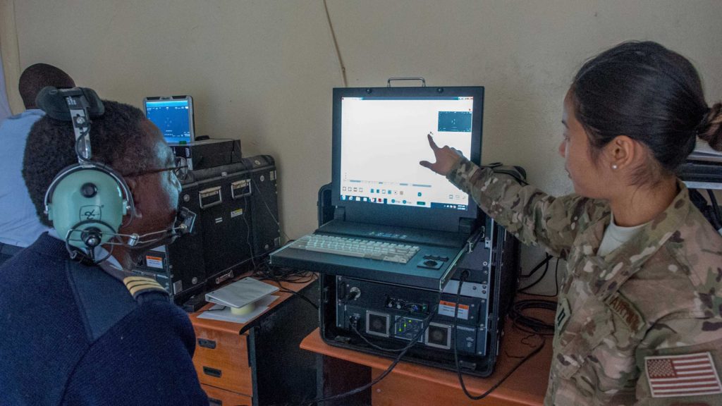 US Air Force advise Chadian airmen