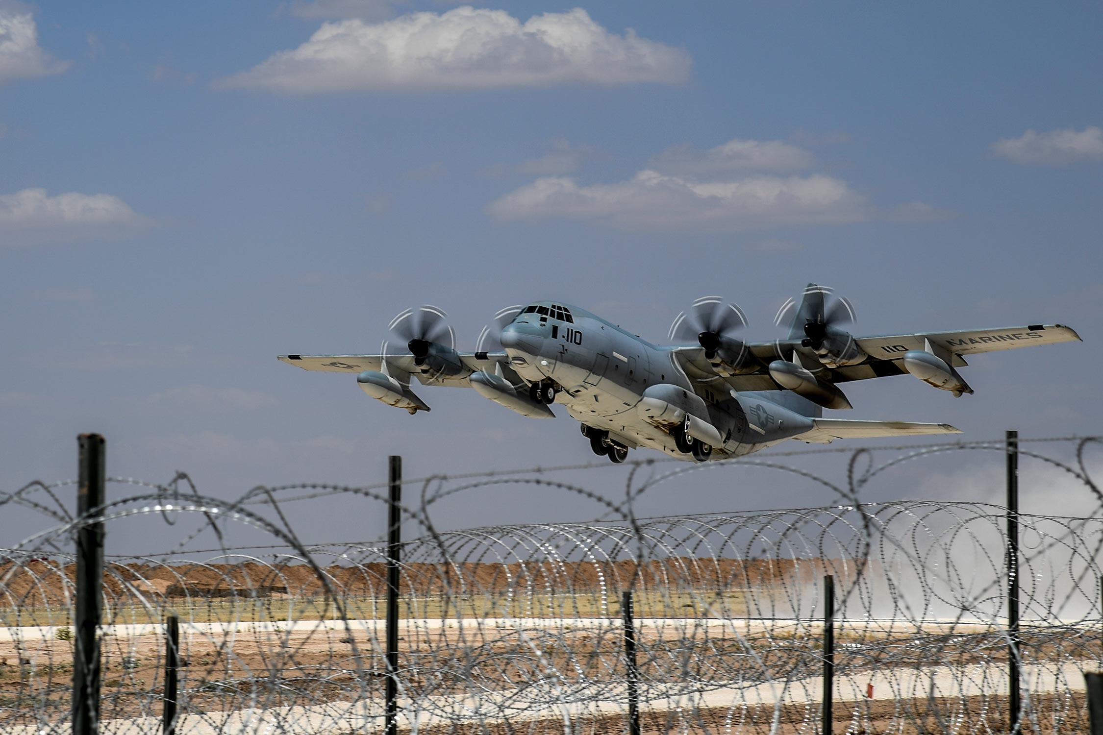 US Marine Corps C-130 Hercules in Syria