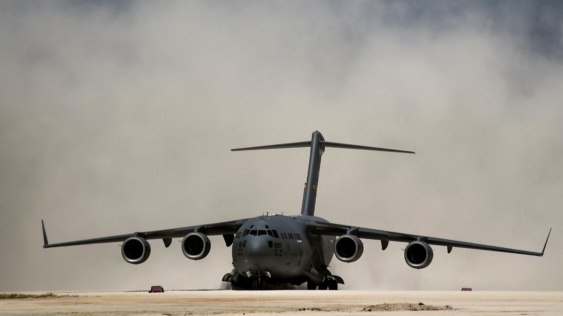 US Air Force C-17 Globemaster in Syria