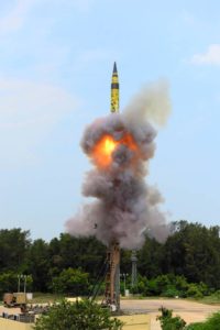 India test Agni-5 ballistic missile
